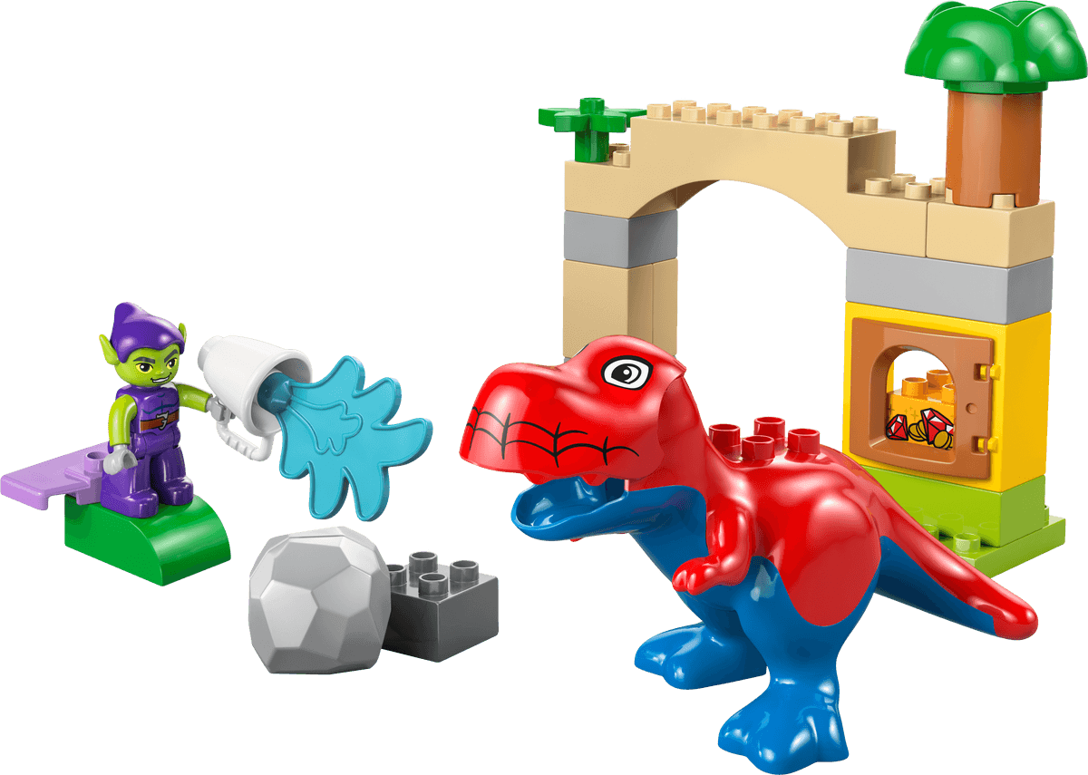Dinosaur Spidey-Rex vs. Green Goblin