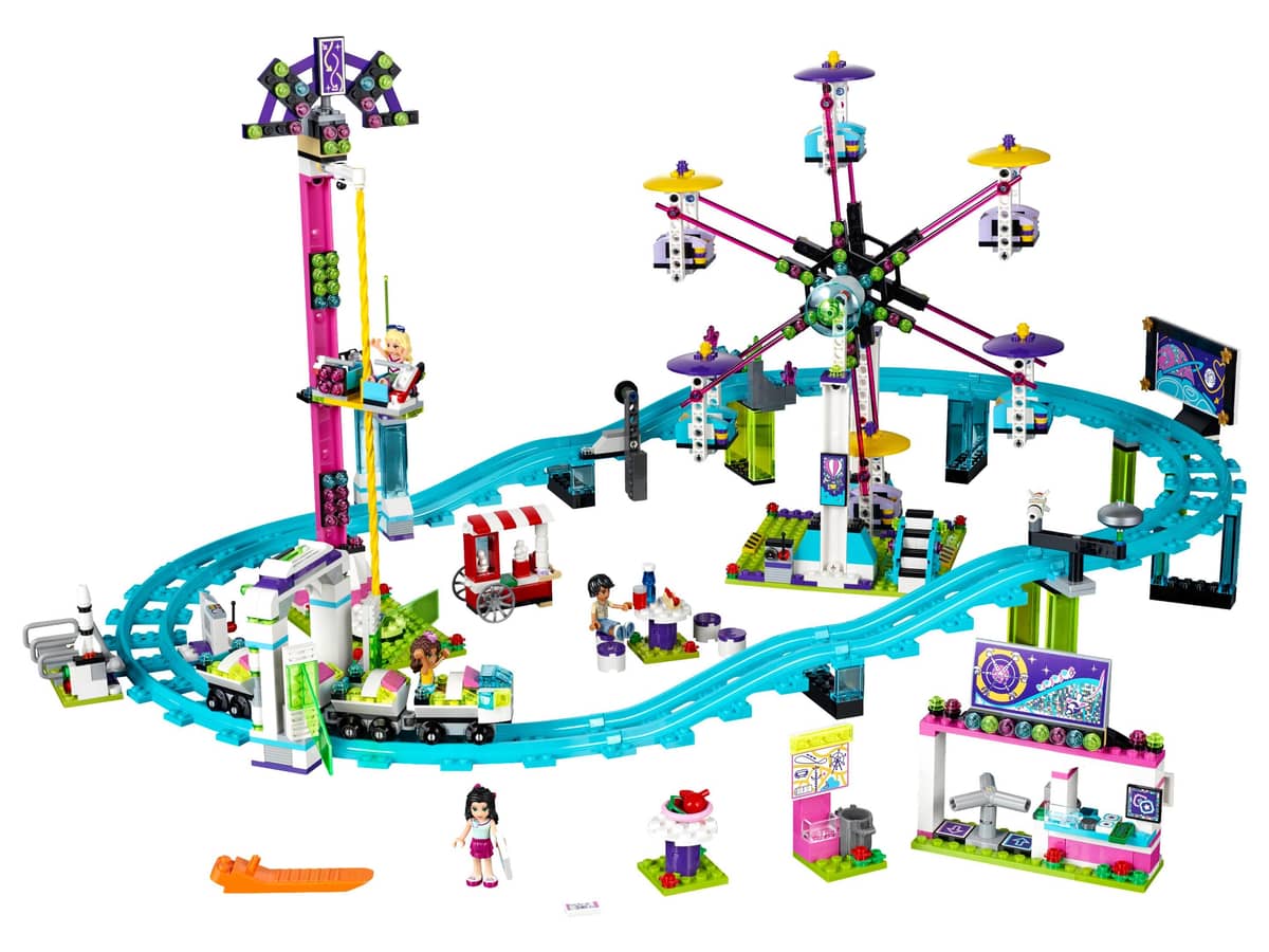 Amusement Park Roller Coaster