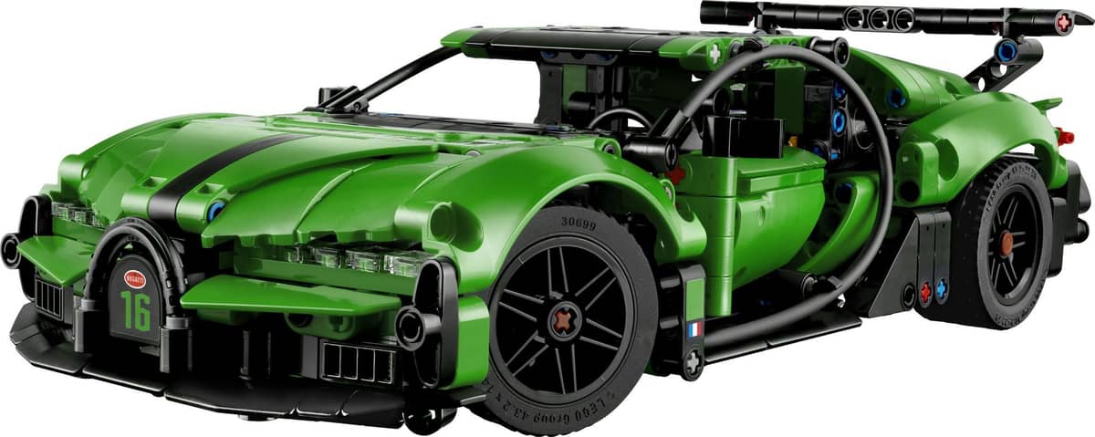 Green Bugatti Chiron Pur Sport Hypercar