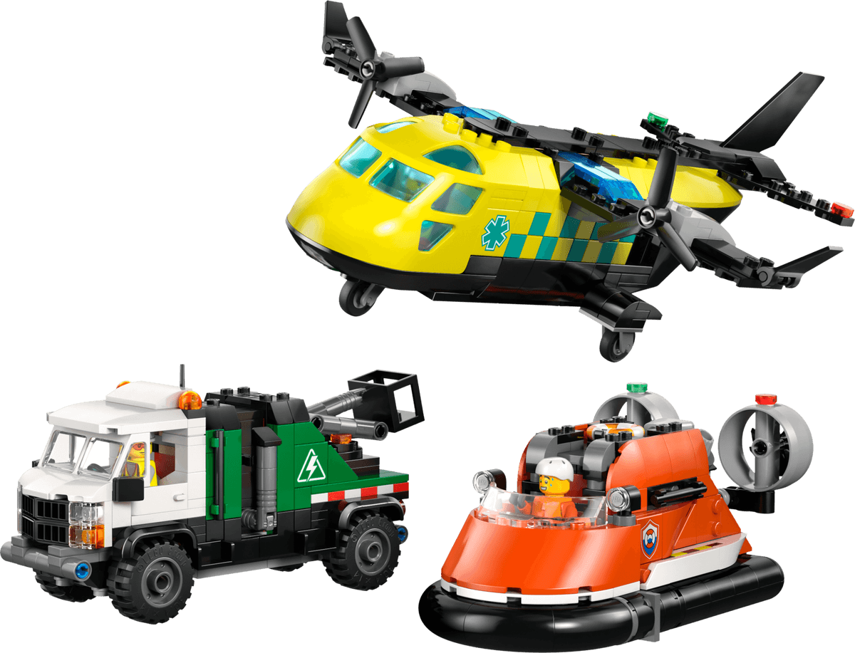 Airplane, Service Truck & Hovercraft Remix