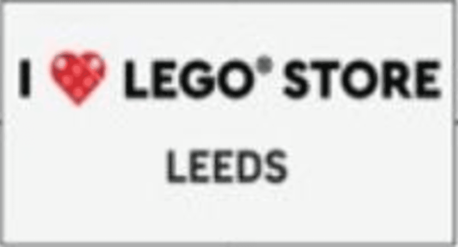 I [Heart] LEGO Store Leeds Tile