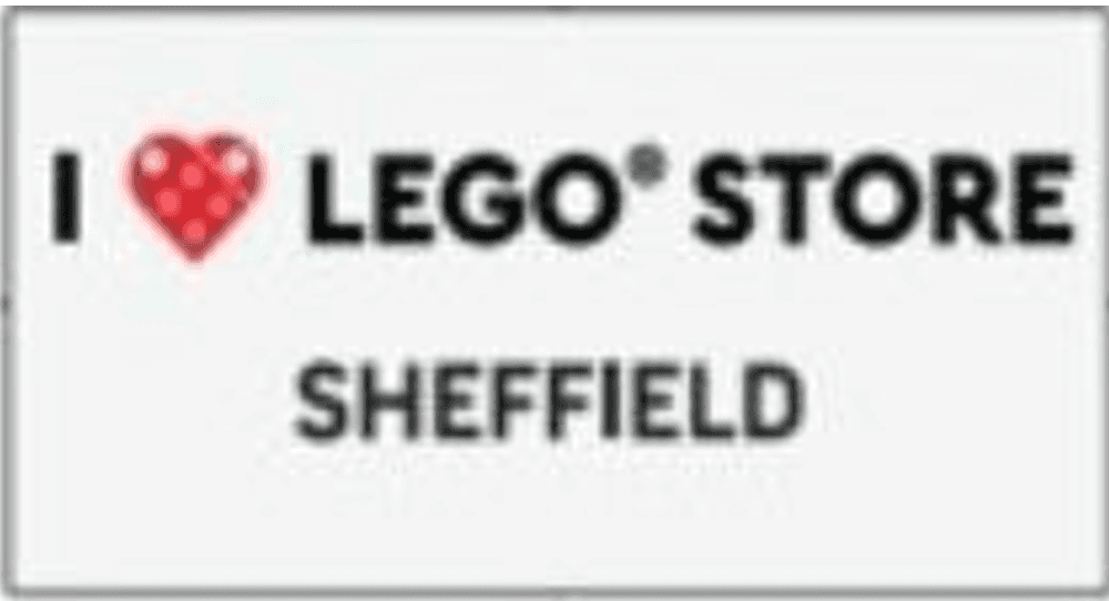 I [Heart] LEGO Store Sheffield Tile