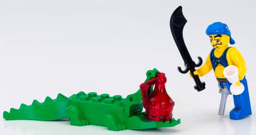 Scurvy Dog and Crocodile