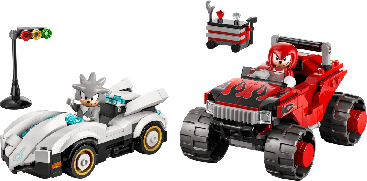Silver's Car vs. Knuckles' Monster Truck
