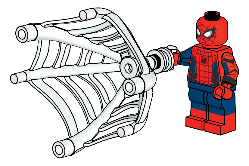 Spider-Man with Web