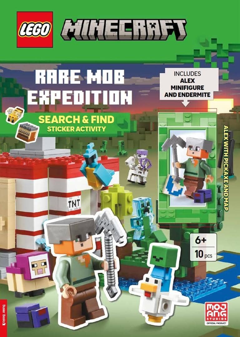 Minecraft: Rare Mob Expedition: Search & Find Sticker Activity