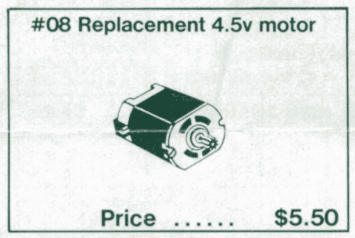 4.5V Replacement Motor