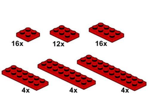 Red Plates 2 x n
