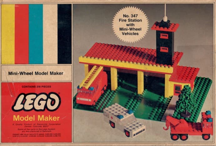 Fire Station with Mini-Wheel Vehicles
