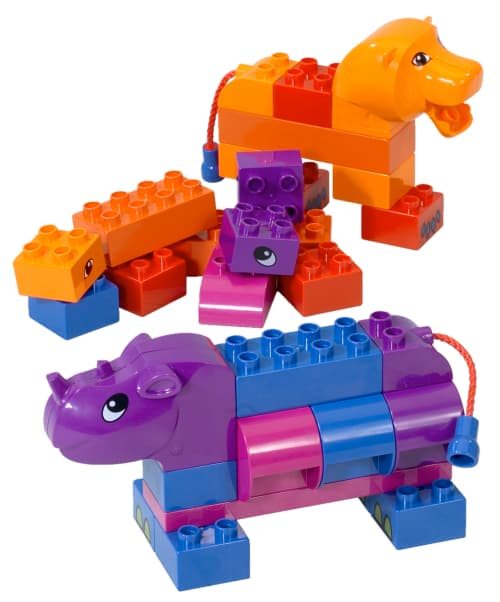 Rhino and Lion