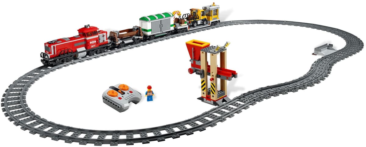 Red Cargo Train