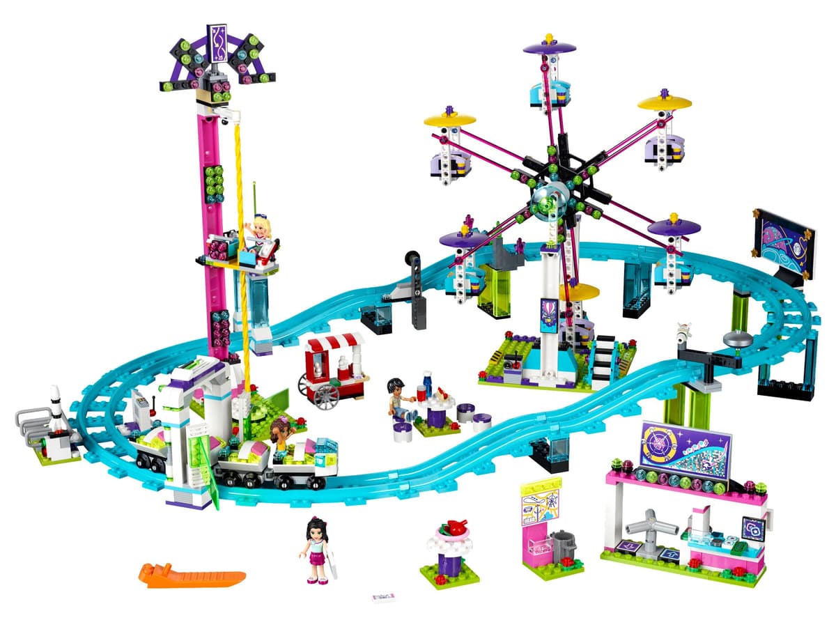 Amusement Park Roller Coaster