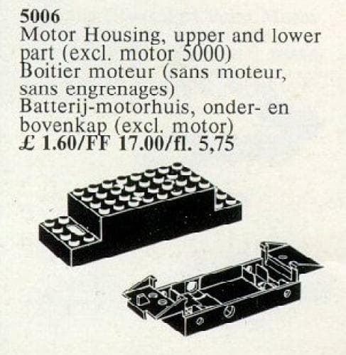 Replacement 2-Piece Battery Motor Housing