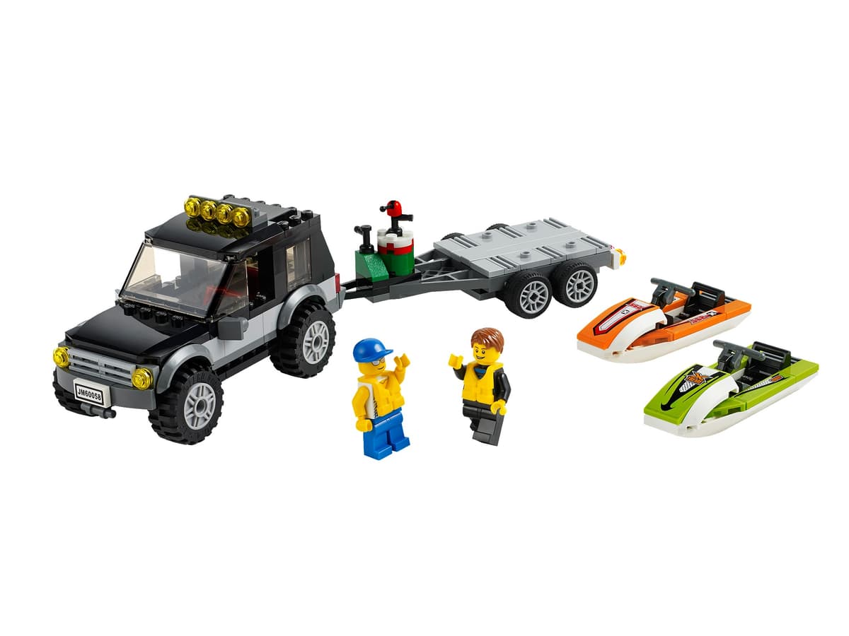 SUV with Watercraft