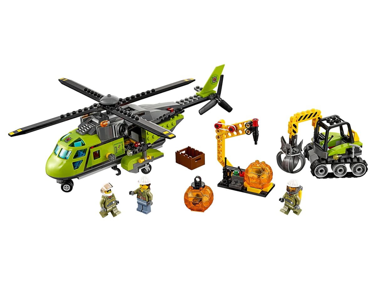 Volcano Supply Helicopter