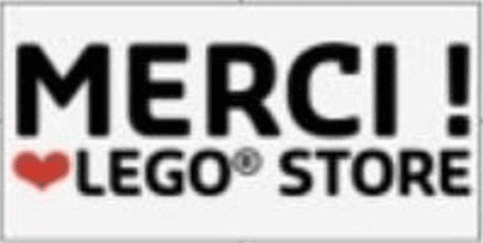 Merci! [Heart] LEGO STORE Tile