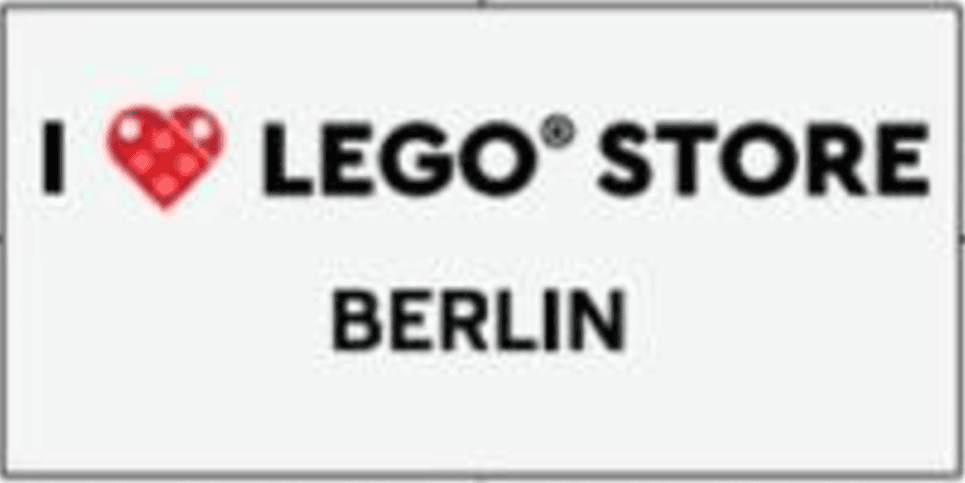 I [Heart] LEGO Store Berlin Tile
