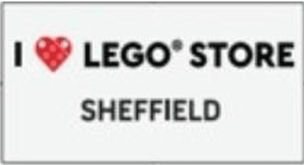 I [Heart] LEGO Store Sheffield Tile