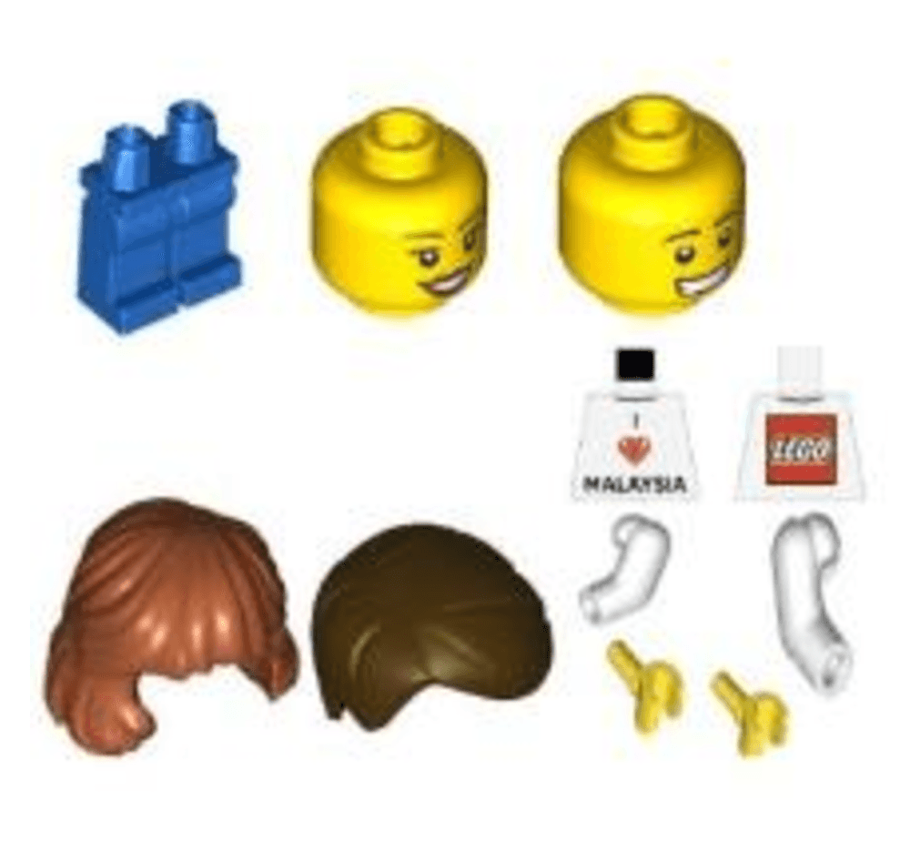 I Love Malaysia Minifigures