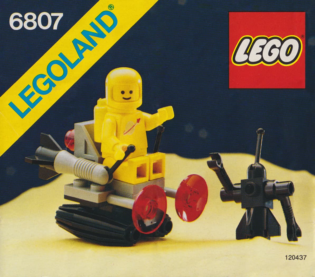 Space Sledge with Astronaut and Robot