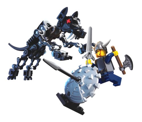 Viking Warrior challenges the Fenris Wolf