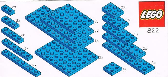 Parts Pack, Blue Plates