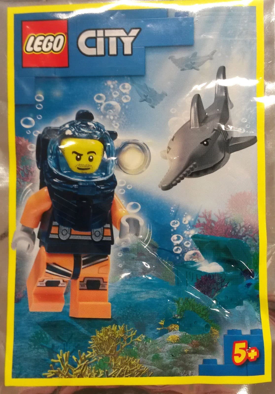 Diver and Sawfish