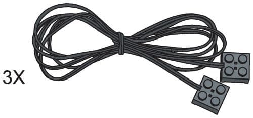 1280 mm Connecting Leads (Pack of 3)