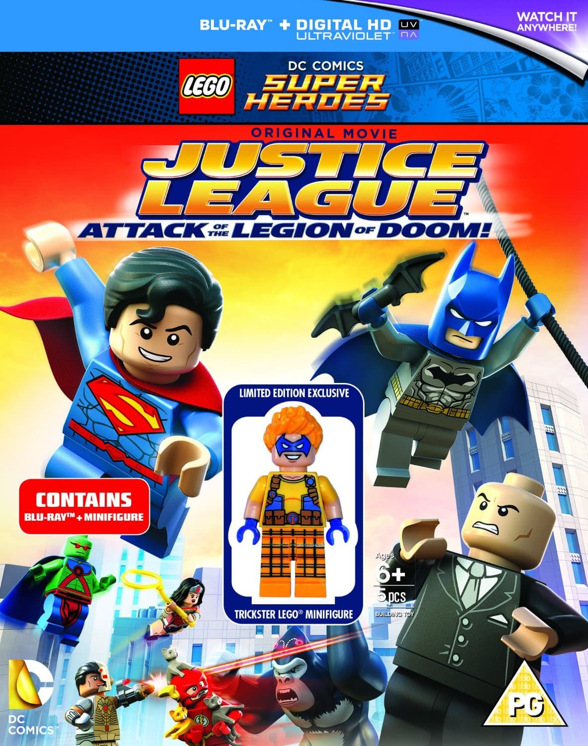 DC Comics Super Heroes: Justice League: Attack of the Legion of Doom! (Blu-ray + Digital)