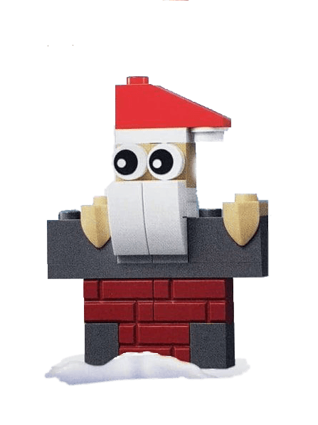 Santa In A Chimney